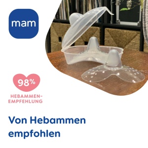MAM Set 2 Brusthutchen S 17mm SkinSoft Silikon Contact Maxim - Img 3