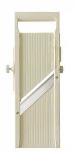 Mandolina Japonese HENDI Shogun, 3 lame interschimbabile, ABS, inox, bej