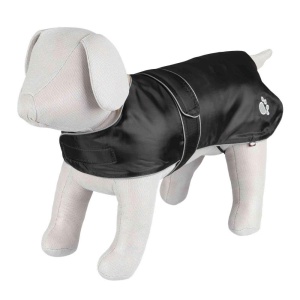 Mantel pentru caini TRIXIE Orleans, Marime M, 50 cm, rezistent la apa, negru