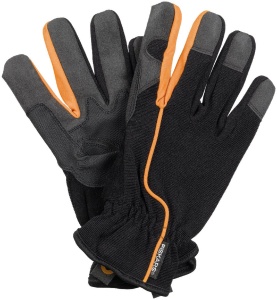 Manusi de Gradinarit Fiskars, Model 1003477, Marimea 10, NegruPortocaliu