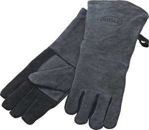 Manusi de Gratar ROSLE 25031, din Piele, Universal 24XL, GriNegru