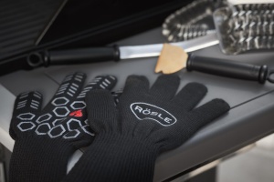 Manusi de Gratar ROSLE Premium, Meta-Aramid, Rezistenta la 350C, Negru - Img 3