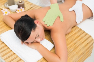 Manusi Exfoliante BEPER C301ABE201 din Bambus si Polyester, 5 degete - Img 3