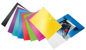 Mapa cu prindere pe colt Leitz 45990036, A4, PP, albastru metalic - Img 6