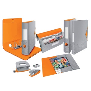 Mapa de organizare Leitz Urban Chic, A4, 200 foi, gri, extensibila - Img 5
