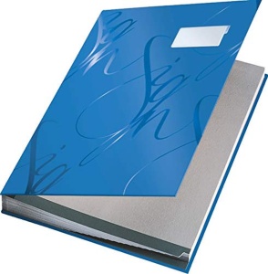 Mapa de semnaturi Leitz 57450085, 18 compartimente, gri, design modern - Img 4