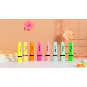 Marker BIC Highlighter, set 10 bucati, 8 culori, varf ajustabil - Img 7