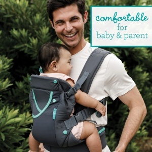 Marsupiu Infantino Carry On Active Gri Ergonomic Cu Buzunare Multiple - Img 6