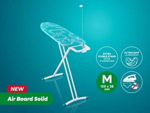 Masa de calcat Leifheit Air Board M Solid, 120 x 38 cm, usor si ajustabil - Img 2