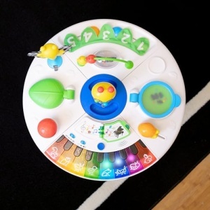 Masa de joaca Baby Einstein Around We Grow 4-in-1, cu muzica si lumini, 15 jucarii - Img 14