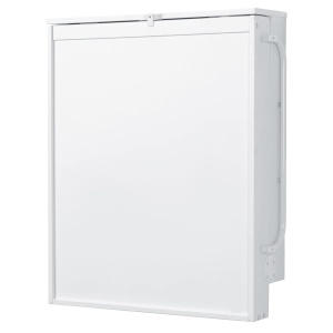 Masa de schimbat pentru bebelusi Roba Wandwickelregal, alba, cu suport si dimensiuni 79x63x19 cm - Img 2