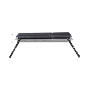 Masa pentru laptop Relaxdays, 40 x 75 x 35 cm, ajustabila, neagra - Img 5