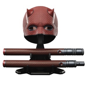 Masca de Role si Schlagstock Daredevil Hasbro, Culoare Rosie, 11