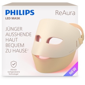 Masca LED Philips ReAura LTM710000 3-in-1, 3 Moduri, Flexibila