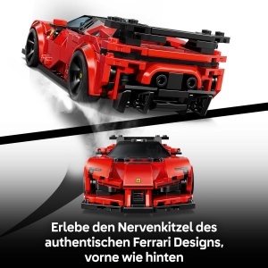Masina de construit LEGO Ferrari SF90 XX Stradale, 339 piese, cu minifigurina - Img 3