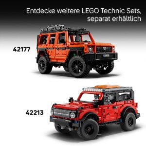 Masina de construit LEGO Technic Jeep Wrangler Rubicon 42227, 723 piese, cu motor V6 - Img 7