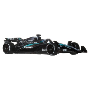 Masina de curse Hot Wheels Premium Mercedes-AMG F1, 164, 2 modele George Russell si Kimi Antonelli - Img 6