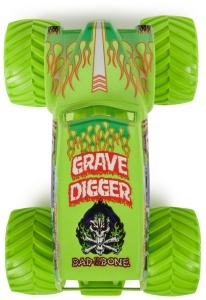 Masina de curse Monster Jam Grave Digger, metal, 124, cu suspensie functionala - Img 5