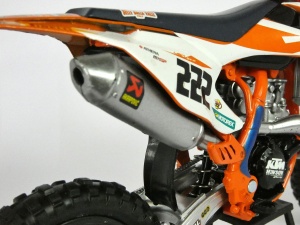 Masina de curse New Ray NR58123 110 Red Bull KTM 450 SX-F Cairoli, 21 cm - Img 4
