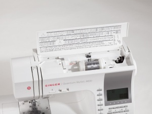 Masina de cusut computerizata Singer Quantum Stylist 9960, 600 modele, 13 butoniere - Img 2