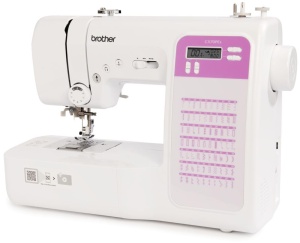 Masina de cusut electronica Brother CX70PES cu 70 de cusaturi, masini de cusut cu computer cu brat liber, filetare automata (model nou), alb