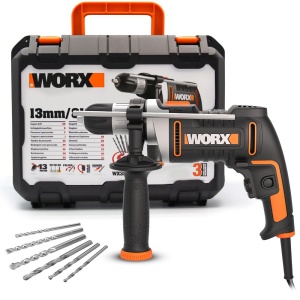 Masina de gaurit cu percutie WORX WX328 810W Reglare viteza si adancime