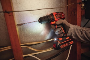 Masina de gaurit si insurubat BlackDecker BDCDD186B 18V 2 Viteze LED Negru - Img 3