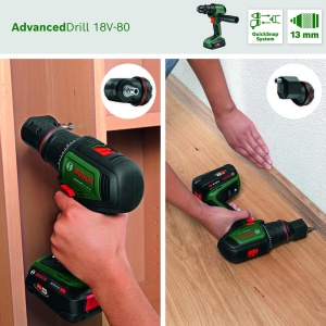 Masina de gaurit si insurubat Bosch AdvancedDrill 18V-80 QuickSnap Motor fara perii - Img 7