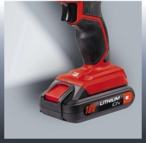 Masina de gaurit si insurubat cu acumulator Einhell TC-CD 18-2 Li (litiu-ion, 18V, cutie de viteze cu 2 trepte, blocare ax, 18+1 setari de cuplu, inclusiv lumina LED) - Img 6