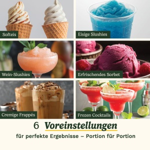 Masina de inghetata si bauturi reci Cuisinart Frost Fusion, 1.6 L, 6 programe, functie de auto-curatare - Img 5