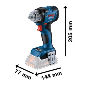 Masina de insurubat Bosch Professional GDS 18V-320 C 320 Nm fara acumulator - Img 2