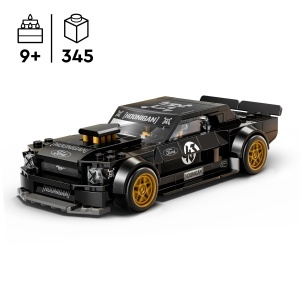 Masina de Jucarie LEGO Speed Champions Ken Block 1965 Ford Mustang Hoonicorn V1, 345 Piese - Img 2