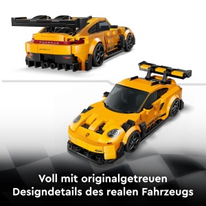 Masina de Jucarie LEGO Speed Champions Porsche 911 GT3 RS, 348 piese, cu Minifigurina - Img 4