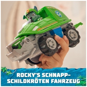 Masina de jucarie PAW PATROL Jungle Pups cu Rocky, transformabila, pentru copii de la 3 ani - Img 2
