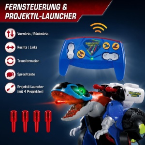 Masina de Jucarie VTech RC Mega T-Rex - Transformare Automatica, LED-uri, Control Radio - Img 4