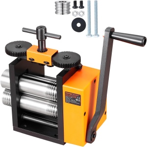 Masina de laminat metale VEVOR KD-Y7548, 3 in 1, latime 75 mm, reglaj grosime 0,03-6,5 mm, otel rezistent - Img 9