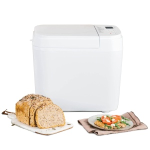 Masina de paine Panasonic SD-B2510W, 21 programe, 4 programe gluten free, alba