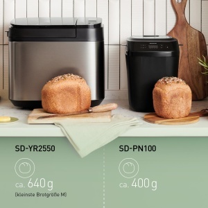 Masina de paine Panasonic SD-PN100KXE 18 programe automate optiuni fara gluten design compact - Img 2