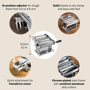 Masina de paste Marcato Classic Atlas 150 - Img 6