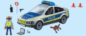 Masina de Politie PLAYMOBIL 71729 cu figurina, sunet si lumini, pentru copii 4 - Img 3