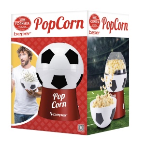 Masina de Popcorn BEPER P101CUD053, Design Fotbal, Rapid, Fara Ulei - Img 7