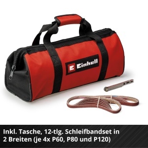 Masina de slefuit cu banda Einhell TE-BF 18 Li-Solo 18V 1700 mmin accesorii incluse - Img 6