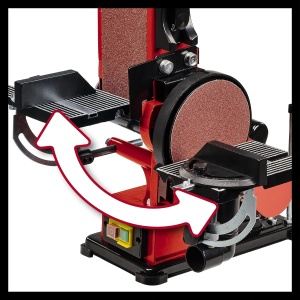 Masina de slefuit Einhell TC-US 380, 380W, cu functie de slefuire pe banda si disc - Img 7