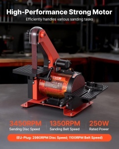 Masina de Slefuit VEVOR MM2180, 250 W, 127 mm, 2-in-1 - Img 2