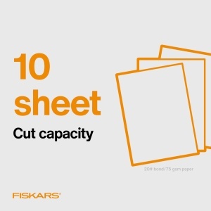 Masina de taiat Fiskars Recycelter, 22,9 cm, autoascutire, pentru hartie si carton - Img 4