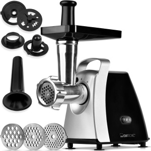 Masina de tocat carne Clatronic(r) 1000W | Cu accesoriu pentru biscuiti si biscuiti Spritz | Masina de tocat carne electrica | 3 discuri metalice | Forward/return | Masina de tocat carne cu umplutura de carnati | Gat metalic si surub | FW 3803 - Img 7