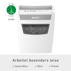 Masina de tocat hartie Leitz IQ Office S, 14 foi, 23L, alb - Img 3