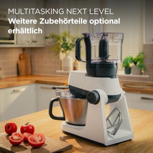 Masina de tocat si mixer Kenwood Multi Tasker KHC30.040WH, 1000W, 4.3L, Alb - Img 8