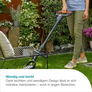 Masina de tuns iarba GARDENA HandyMower 2218V, compacta, pentru suprafete de pana la 50 m - Img 3