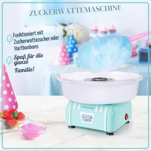 Masina de Zahar Vata Retro Aqua, Design Clasic, Include Accesorii - Img 2